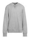 DUNHILL DUNHILL MAN SWEATSHIRT GREY SIZE XL COTTON, MULBERRY SILK