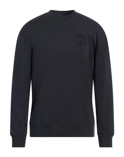 Dunhill Man Sweatshirt Midnight Blue Size Xxl Cotton In Blue