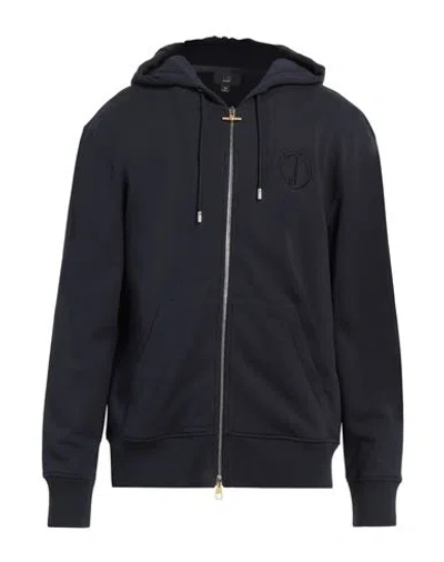 Dunhill Man Sweatshirt Navy Blue Size L Cotton