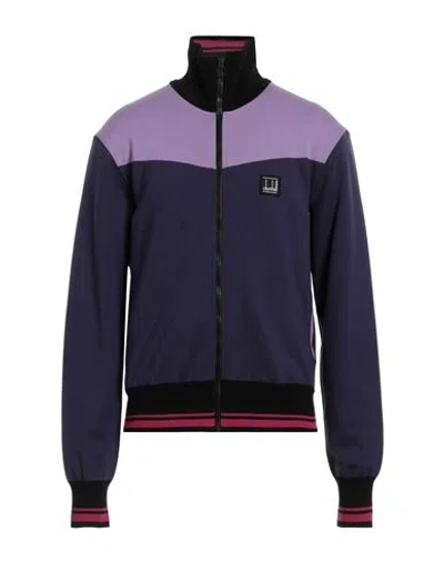 Dunhill Man Sweatshirt Purple Size Xl Cotton