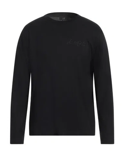 Dunhill Man T-shirt Black Size Xxl Cotton In Black