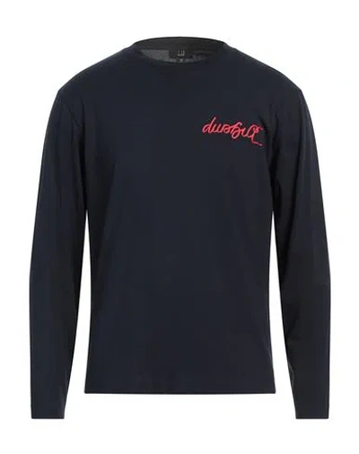 Dunhill Man T-shirt Midnight Blue Size S Cotton