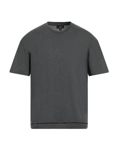Dunhill Man T-shirt Steel Grey Size Xl Cotton In Gray
