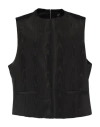 DUNHILL DUNHILL MAN TAILORED VEST BLACK SIZE 40 MULBERRY SILK