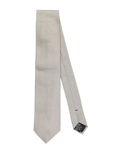 Dunhill Man Ties & Bow Ties Beige Size - Mulberry Silk