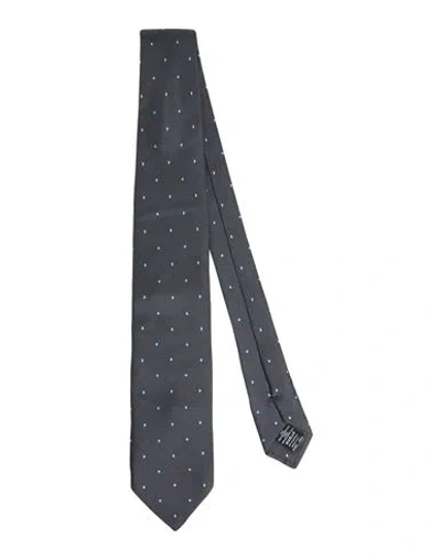 Dunhill Man Ties & Bow Ties Blue Size - Mulberry Silk