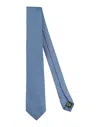 Dunhill Man Ties & Bow Ties Slate Blue Size - Mulberry Silk, Cotton In Blue