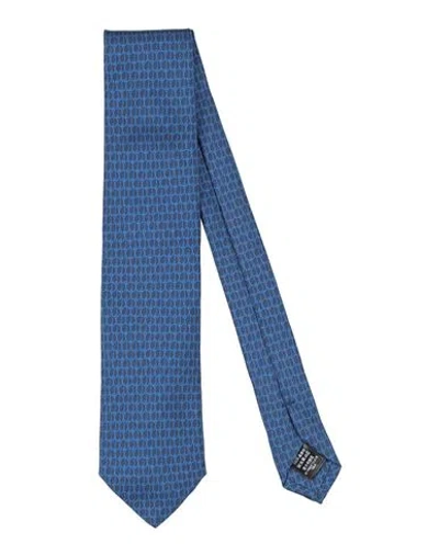 Dunhill Man Ties & Bow Ties Blue Size - Silk
