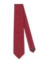 Dunhill Man Ties & Bow Ties Brick Size - Silk In Red