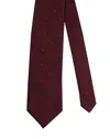 Dunhill Man Ties & Bow Ties Burgundy Size - Mulberry Silk In Red