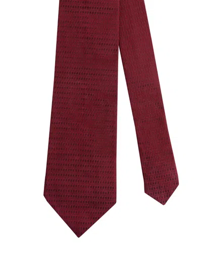 Dunhill Man Ties & Bow Ties Burgundy Size - Mulberry Silk In Red
