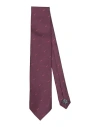 Dunhill Man Ties & Bow Ties Burgundy Size - Mulberry Silk In Red