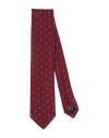 Dunhill Man Ties & Bow Ties Burgundy Size - Silk In Red