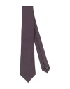 Dunhill Man Ties & Bow Ties Plum Size - Mulberry Silk In Purple