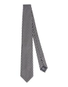 Dunhill Man Ties & Bow Ties Grey Size - Mulberry Silk In Grey
