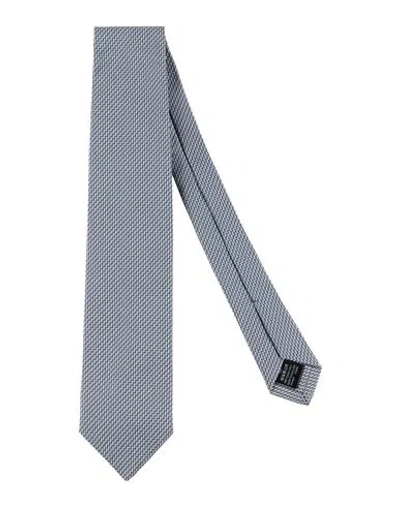 Dunhill Man Ties & Bow Ties Grey Size - Mulberry Silk
