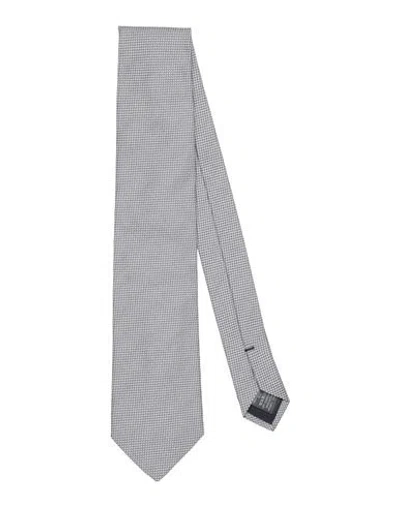 Dunhill Man Ties & Bow Ties Grey Size - Mulberry Silk In Gray
