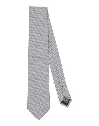 Dunhill Man Ties & Bow Ties Grey Size - Mulberry Silk