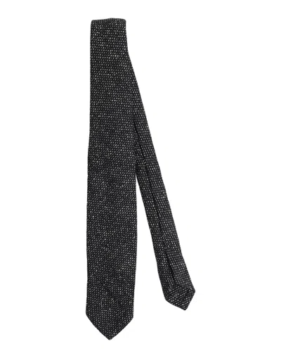 Dunhill Man Ties & Bow Ties Grey Size - Wool, Silk