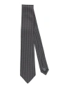 Dunhill Man Ties & Bow Ties Lead Size - Mulberry Silk In Grey