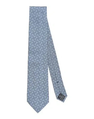 Dunhill Man Ties & Bow Ties Light Blue Size - Mulberry Silk