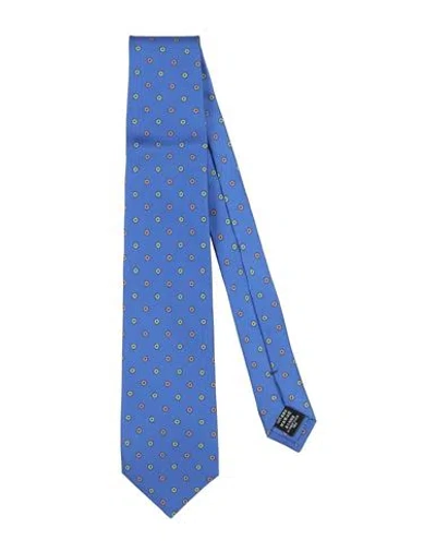 Dunhill Man Ties & Bow Ties Light Blue Size - Silk