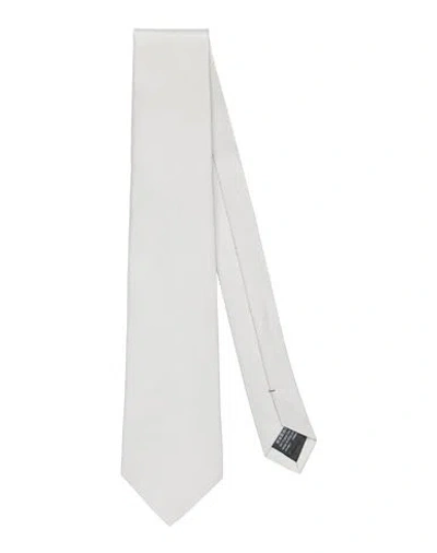 Dunhill Man Ties & Bow Ties Light Grey Size - Mulberry Silk