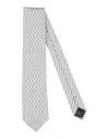 Dunhill Man Ties & Bow Ties Light Grey Size - Mulberry Silk