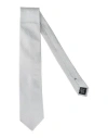 Dunhill Man Ties & Bow Ties Light Grey Size - Silk In Grey