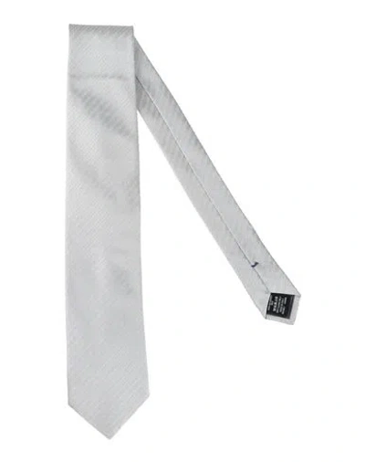 Dunhill Man Ties & Bow Ties Light Grey Size - Silk