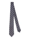 Dunhill Man Ties & Bow Ties Midnight Blue Size - Mulberry Silk In Blue