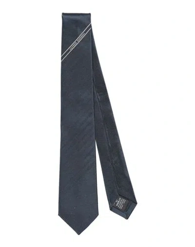 Dunhill Man Ties & Bow Ties Midnight Blue Size - Mulberry Silk