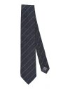 DUNHILL DUNHILL MAN TIES & BOW TIES MIDNIGHT BLUE SIZE - MULBERRY SILK