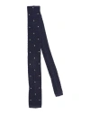 Dunhill Man Ties & Bow Ties Navy Blue Size - Mulberry Silk In Navy Blue