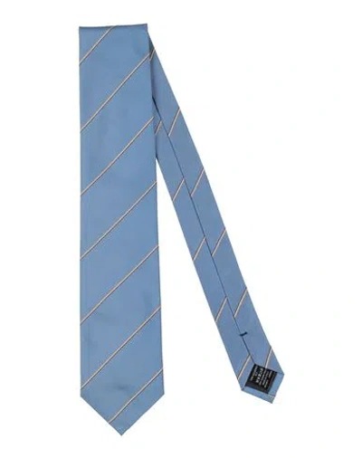 Dunhill Man Ties & Bow Ties Pastel Blue Size - Mulberry Silk