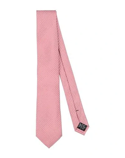 Dunhill Man Ties & Bow Ties Pink Size - Silk, Acrylic