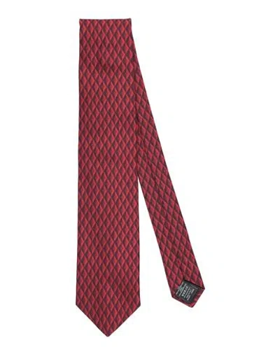 Dunhill Man Ties & Bow Ties Red Size - Mulberry Silk