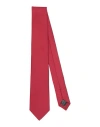 Dunhill Man Ties & Bow Ties Red Size - Mulberry Silk, Linen In Red