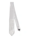 Dunhill Man Ties & Bow Ties Silver Size - Mulberry Silk In Silver