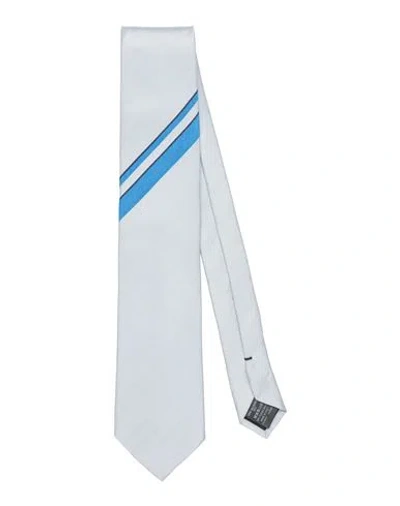 Dunhill Man Ties & Bow Ties Sky Blue Size - Mulberry Silk