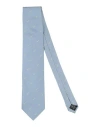 Dunhill Man Ties & Bow Ties Sky Blue Size - Mulberry Silk