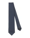 Dunhill Man Ties & Bow Ties Slate Blue Size - Mulberry Silk In Blue