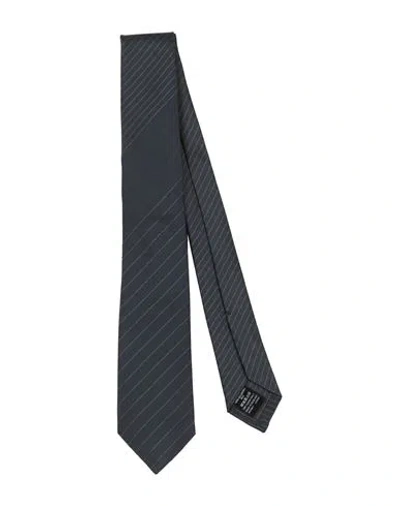 Dunhill Man Ties & Bow Ties Slate Blue Size - Mulberry Silk