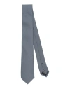 Dunhill Man Ties & Bow Ties Slate Blue Size - Wool, Mulberry Silk In Blue