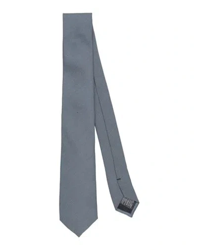 Dunhill Man Ties & Bow Ties Slate Blue Size - Wool, Mulberry Silk
