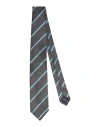 Dunhill Man Ties & Bow Ties Steel Grey Size - Mulberry Silk In Grey
