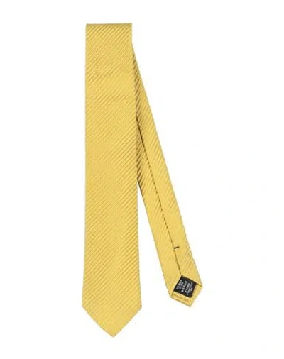 Dunhill Man Ties & Bow Ties Yellow Size - Silk, Acrylic