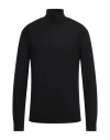Dunhill 18gg Merino Roll Neck In Grey