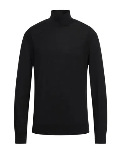 Dunhill 18gg Merino Roll Neck In Grey