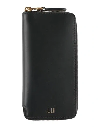 Dunhill Man Wallet Black Size - Leather